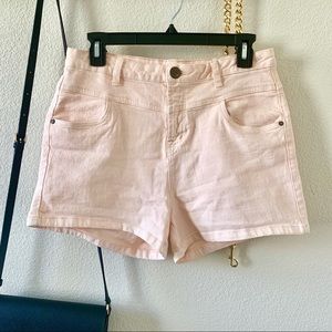 Cotton On Pink Classic High Rise Denim Shorts